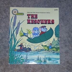 The Rescuers Hardcover Vintage Walt Disney Productions' Edition Children's Book